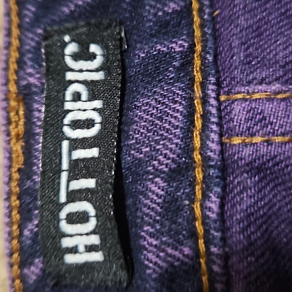 Hot topic purple jean skirt - Picture 3 of 4